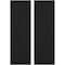 Ekena Millwork Americraft 5-Board Wood 2 Equal Panel Frmd Board-n-Batten Shutters w/Dbl Z-Bar, ARW102BF518X77BLH, PR ARW102BF518X77BLH - alternate 1